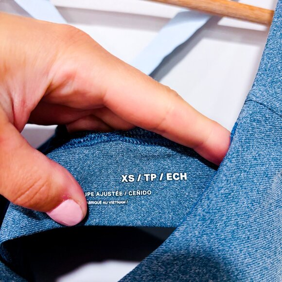 UNDER ARMOUR Blue padded sports bra | Crossback active gym top | X-Small * - Picture 6 of 6